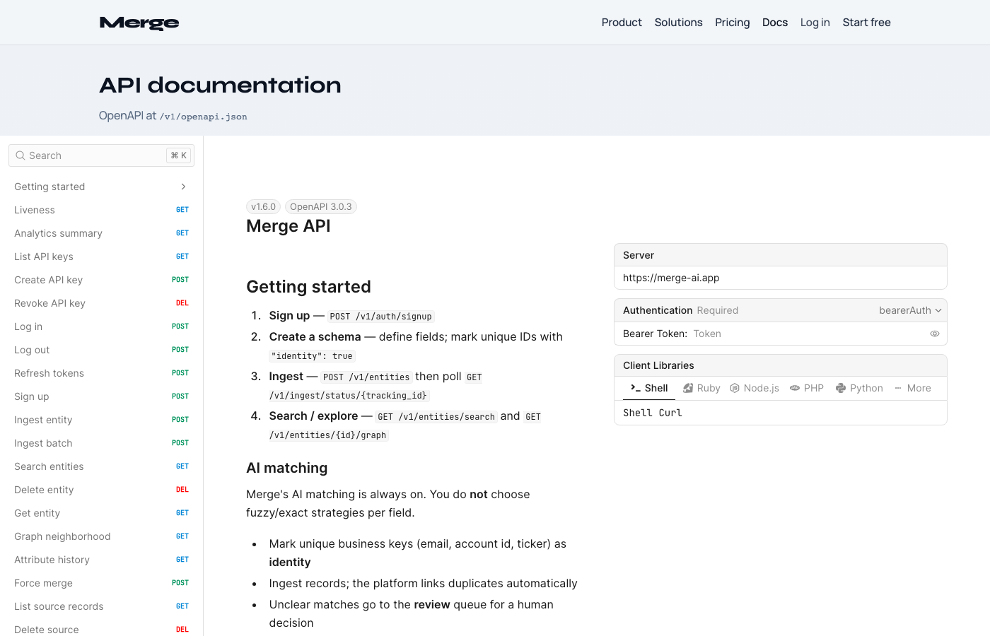 API Documentation
